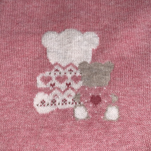 Mayoral Pink Sweater Dress Set Bears 4-6M Baby Girl EUC - Picture 7 of 10
